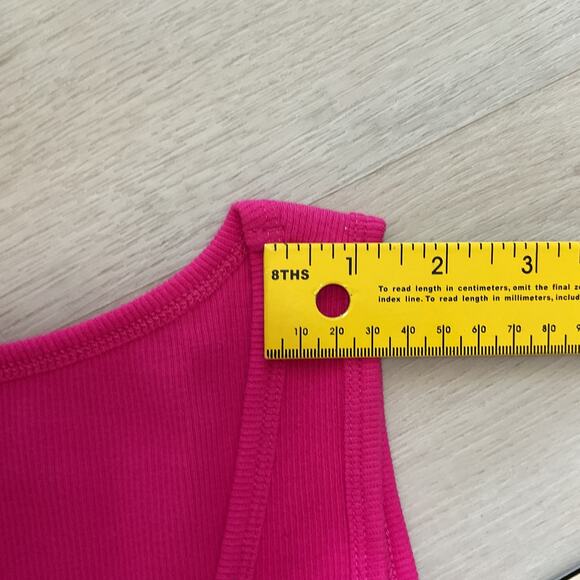 Paradise Shores Basic Ribbed Beach Sides Tank Pink Large NWT - Picture 11 of 11